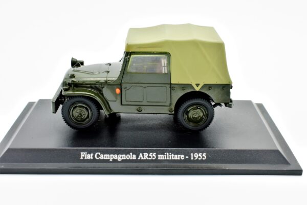 Modellini auto scala 1:43 FIAT CAMPAGNOLA AR55 Militare diecast collezione Norev - Image 3