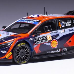 Modellino auto rally scala 1:43 Ixo HYUNDAI i20 N WRC1 RALLY MONTE CARLO 2023 LAPPIFERM