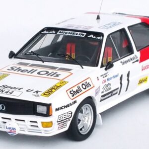 Modellino auto scala 1:43 Trofeu AUDI QUATTRO SWEDEN RALLY 1985 LLEWELLIN SHORT