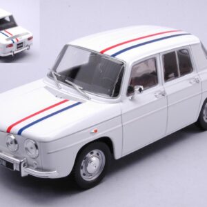 Modellino auto scala 1:24 RANAULT 8 GORDINI 1964 WHITE diecast modellismo statico