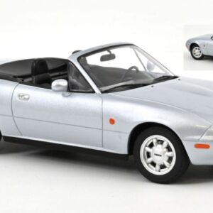 Modellino auto scala 1:18 Norev  MAZDA MX-5 1989 SILVER diecast modellismo statico