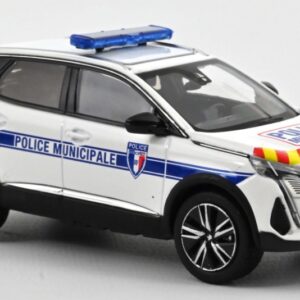 Modellino auto scala 1:43 Norev PEUGEOT 3008 2023 POLICE MUNICIPALE diecast modellismo