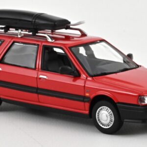 Modellino auto scala 1:43 Norev  RENAULT 21 NEVADA 1989 RED WITH ACCESSOIRES diecast modellismo statico