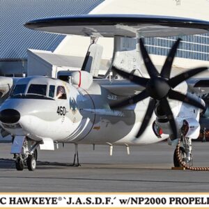 Modellino aerei da costruire model kit di montaggio Hasegawa E-2C HAWKEYE JASDF MIT NP 2000 PROPELLER KIT 1:72