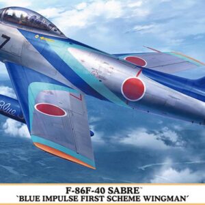 Modellino aerei model kit di montaggio F-86F-40 SABRE BLUE IMPULSE 1:48