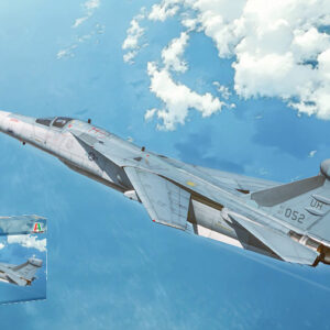 Modellino da costruire model kit di montaggio Italeri EF 111 A RAVEN AEREO 1:72
