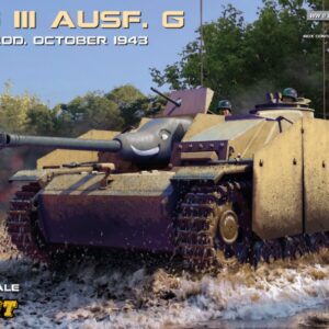 Modellino carri armati TANK model kit di montaggio Miniart  STUG III AUSF. G OCTOBER 1943 ALKETT KIT 1:35