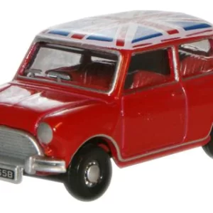 Modellino auto scala 1:76 AUSTIN MINI REDUNION JACK diecast modellismo statico