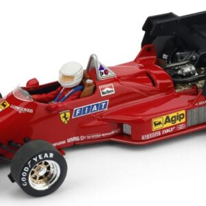 Modellino auto formula 1 F1 scala 1:43 Brumm FERRARI 126 C4 ARNOUX 1984 PILOTE modellismo