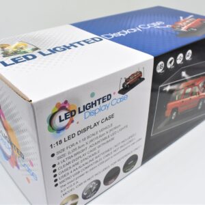 teca box vetrina ESPOSITORE per modellini auto scala 1:18 showcase display case