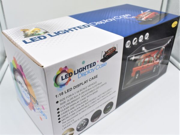 teca box vetrina ESPOSITORE per modellini auto scala 1:18 showcase display case