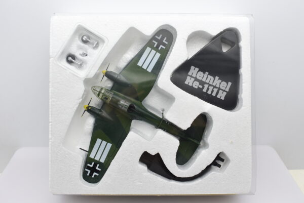 modellini aerei militari da combattimento scala 1:144 Heinkel HE-111 H diecast collezione - Image 5