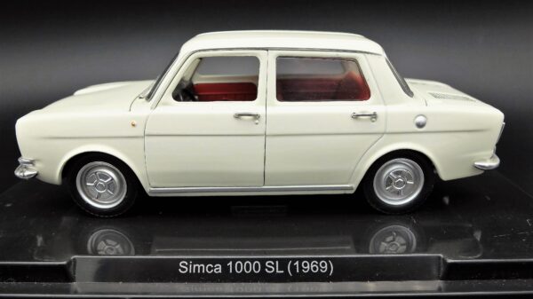 Modellino auto SIMCA 1000 scala 1:24 diecast modellismo collezione statico epoca - Image 8