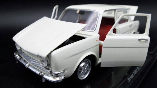 Modellino auto SIMCA 1000 scala 1:24 diecast modellismo collezione statico epoca - Image 16