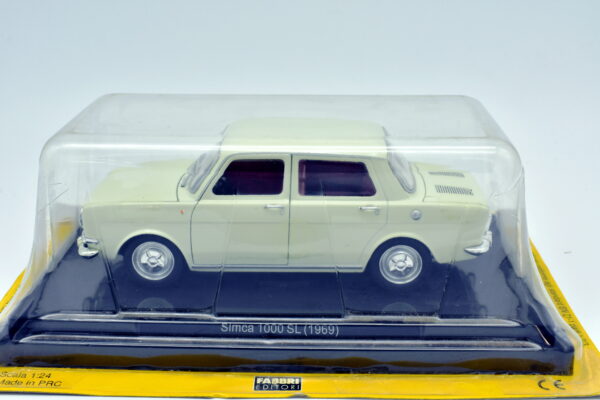 Modellino auto SIMCA 1000 scala 1:24 diecast modellismo collezione statico epoca - Image 7