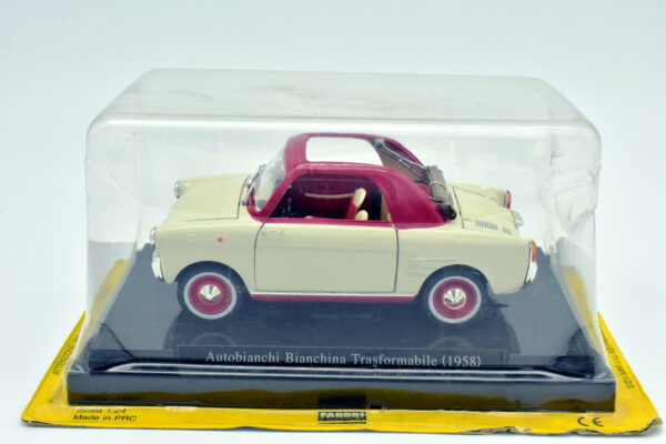 Modellino auto scala 1:24 Autobianchi Bianchina Trasformabile modellismo da collezione - Image 3