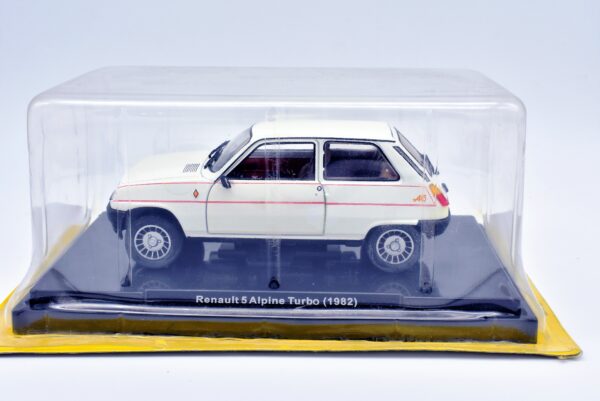 Modellino auto Renault 5 Alpine scala 1:24 diecast modellismo collezione statico - Image 6