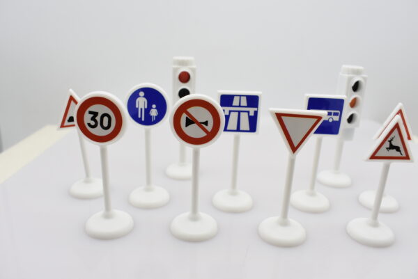 Modellino auto scala 1:64 Norev SEGNALI STRADALI TRAFFIC SIGNS diecast modellismo statico - Image 4