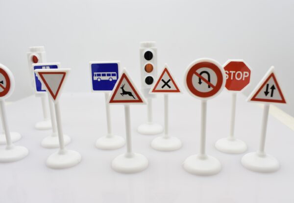 Modellino auto scala 1:64 Norev SEGNALI STRADALI TRAFFIC SIGNS diecast modellismo statico - Image 5