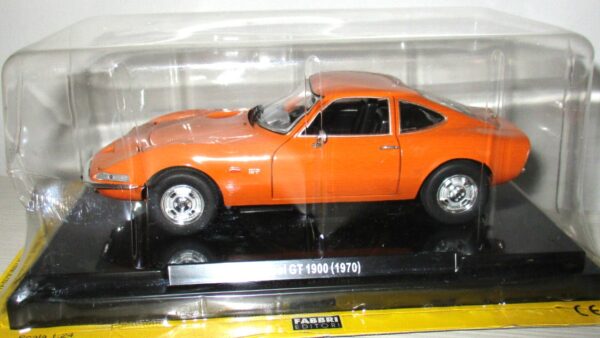 Modellino auto scala 1:24 Opel GT 1900 modellismo statico da collezione - Image 3