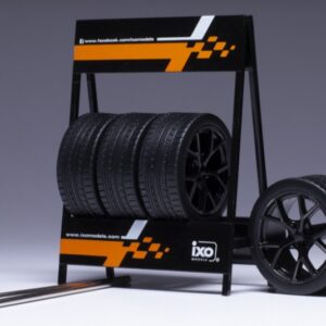 Modellino Ixo SET 4 RUOTE GOMME scala 1:18 WHEELS RS3 modellismo da collezione