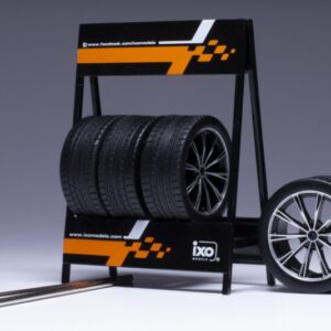 Modellino Ixo SET 4 RUOTE GOMME scala 1:18 WHEELS RS3 modellismo da collezione