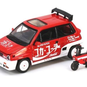Modellino auto Spark Model HONDA CITY TURBO II COCA COLA 1:64