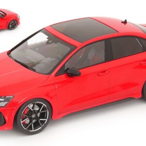 Modellino auto scala 1:18 Ixo AUDI RS3 LIMOUSINE 2022 RED diecast modellismo