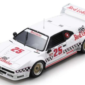 Modellino auto scala 1:43 Spark BMW M1 CHAMPION GTO IMSA 1981 racing modellismo statico