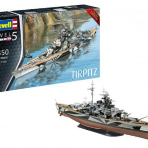 Modellino nave da montare model kit di montaggio BATTLESHIP TIRPITZ 1:350