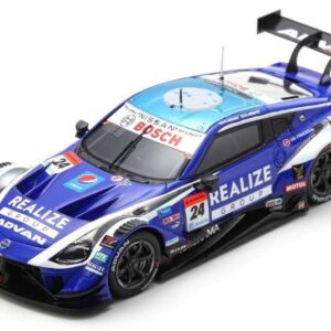 Modellino auto scala 1:43 Spark Model  REALIZE ADVAN Z N.24 GT500 SUPER GT 2022 D.SASAKI-K.HIRATE racing modellismo