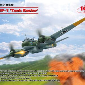 Modellino aerei da costruire model kit di montaggio ICM  JU 88P-1 TANK BUSTER 1:48