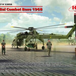 Modellini aerei model kit di montaggio ICM PHU BAI COMBAT BASE 1968 1:35
