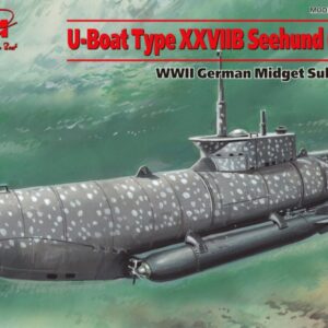 Modellino nave da montare model kit di montaggio ICM U-BOAT TYPE XXVIIB 1:72