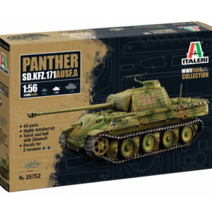 Modellino carri armati TANK model kit di montaggio Italeri SD.KFZ.171 PANTHER 1:56