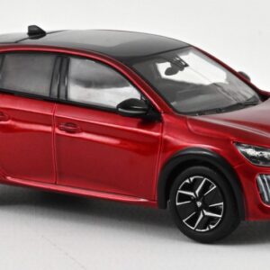 Modellino auto scala 1:43 Norev PEUGEOT 208 GT 2024 RED diecast modellismo statico