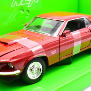 Modellino auto scala 1:24 Ford Mustang Boss 429 diecast modellismo da collezione