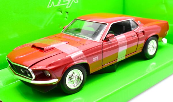 Modellino auto scala 1:24 Ford Mustang Boss 429 diecast modellismo da collezione