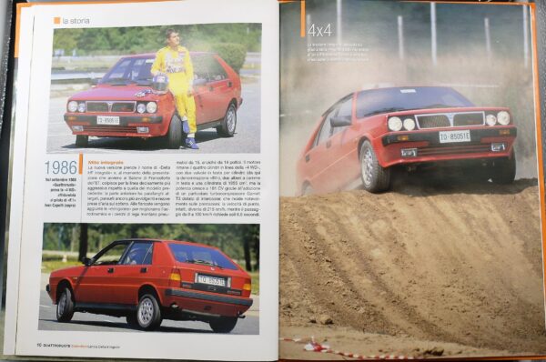 fascicolo Quattroruote Collection LANCIA DELTA HF modellino auto 1:24 libro book - Image 4