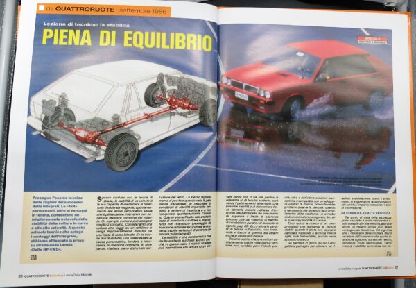 fascicolo Quattroruote Collection LANCIA DELTA HF modellino auto 1:24 libro book - Image 8