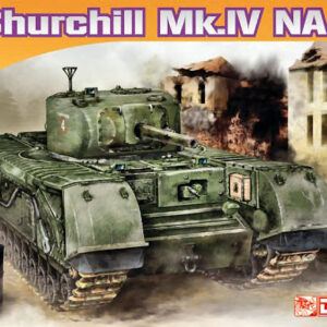 Modellino carri armati TANK model kit di montaggio Dragon CHURCHILL MK IV NA75 KIT 1:72