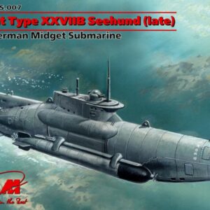 Modellino sottomarino da montare model kit di montaggio ICM U-BOAT 1:72