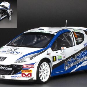 Modellino auto scala 1:18 PEUGEOT 207 S2000 rally CIRCUIT OF IRELAND 2012
