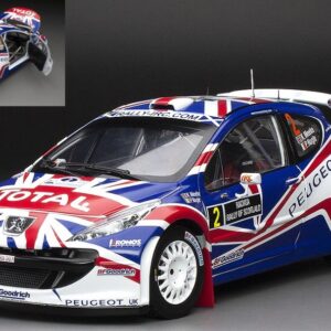 Modellino auto scala 1:18 PEUGEOT 207 S2000 RALLY OF SCOTLAND 2009 modellismo