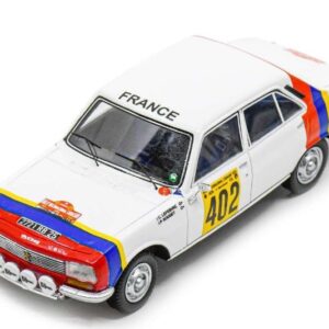 Modellino auto scala 1:43 Spark PEUGEOT 504 CODASUR RALLY 1979 LEFEBVRE-ROUGET