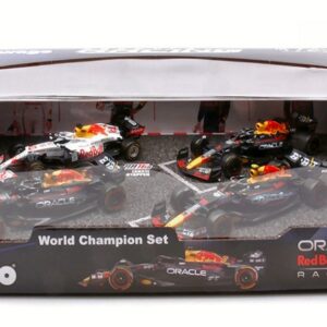 Modellino auto formula 1 F1 scala 1:43 Burago SET RED BULL RB16B N.33 + RB18 N.1 + RB19 N.1 + RB19 N.11