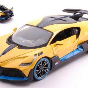 Modellino auto scala 1:24 BUGATTI DIVO diecast modellismo da collezione l