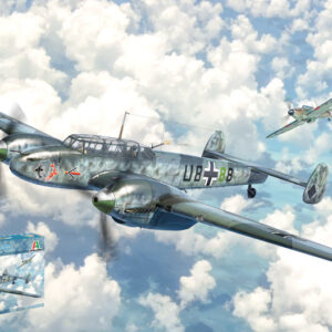 Modellino aerei da costruire model kit di montaggio Italeri  ME-410 HORNISSE KIT 1:72