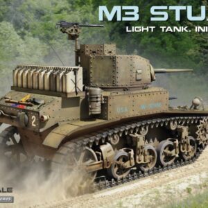 Modellino carri armati TANK model kit di montaggio Miniart  M3 STUART  TANK INITIAL PROD. KIT 1:35