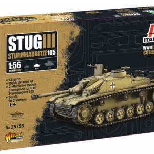 Modellino carri armati TANK model kit di montaggio Italeri Sd.Kfz.142.1 StuG III KIT 1:56